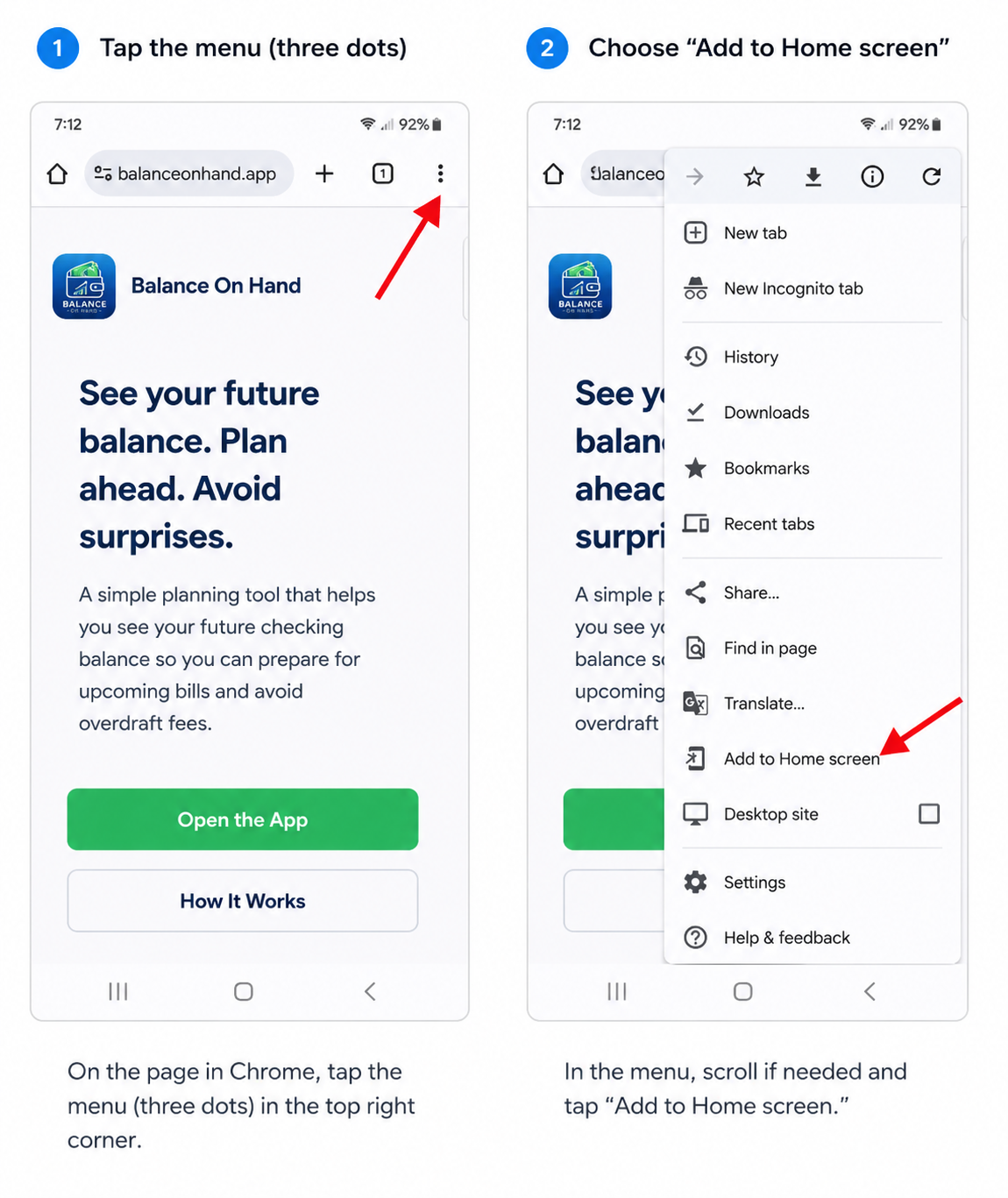Safari Share menu showing Add to Home Screen